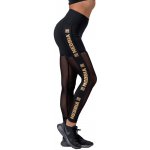 Nebbia Intense Gold Mesh legíny 829 černé – Zboží Mobilmania