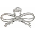 Kovový skřipec ve tvaru mašle Barva: zlatá – Zboží Dáma