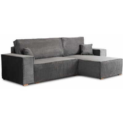 Jaks Alex 262 cm velvet šedá – Zboží Mobilmania