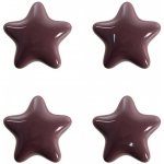 Set 4ks fialová úchytka hvězda - Ø 4* 3/6 cm - Clayre & Eef – Hledejceny.cz