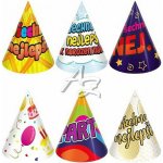 MFP klobouček karnevalový 16cm papírový mix č.6 6ks – Zboží Dáma