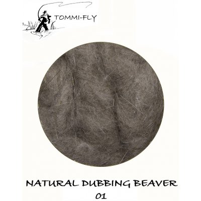 Tommi-Fly Natural Dubbing Beaver Space Grey – Hledejceny.cz