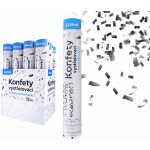 Konfety vystřelovací 30cm fóliové stříbrné LUMA – Zboží Dáma