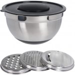 Excellent Houseware Nerezová mísa se sadou struhadel 27 cm – Sleviste.cz