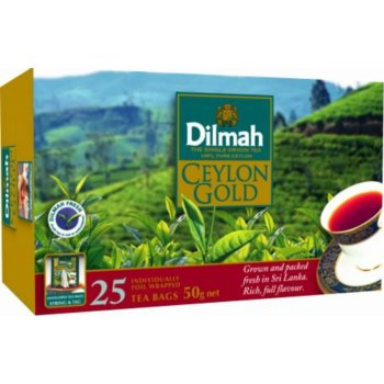 Dilmah Čaj Ceylon Gold černý 25 x 2 g
