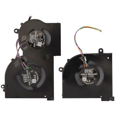 Ventilátor MSI P65 Creator GS65 Stealth WS65 - Set (CPU + GPU) – Hledejceny.cz