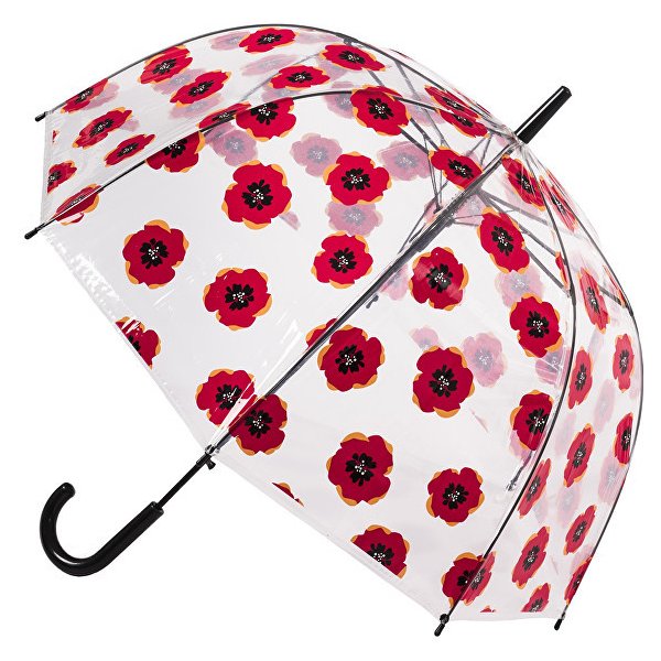 Blooming Brollies Clear Dome Stick With A Poppy deštník dámský holový  průhledný od 399 Kč - Heureka.cz