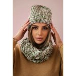 Fashionweek Dámský zimní komplet čepice a komín s fleecem K202 Zelená – Hledejceny.cz