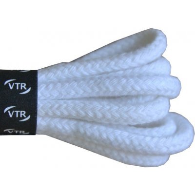 Kulaté bílé bavlněné tkaničky 90 cm – Zboží Mobilmania