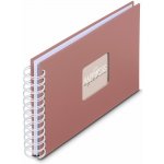Hama album klasické spirálové FINE ART 24x17 cm, 50 stran, terra, bílé listy – Hledejceny.cz