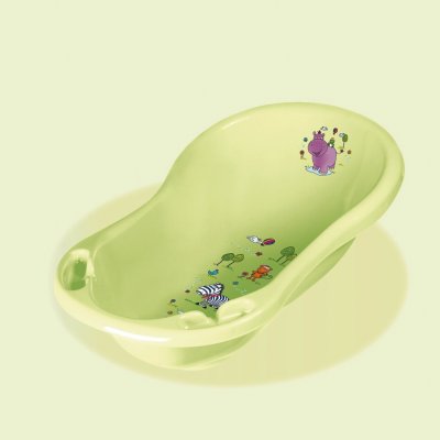 Keeeper dětská vanička 84cm Hippo s výpustí zelená – Zboží Mobilmania