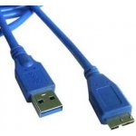 GEMBIRD USB 3.0 A-Micro B propojovací 1,8m, modrý CCP-MUSB3-AMBM-6 – Hledejceny.cz