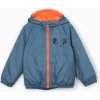 Kojenecký kabátek, bunda a vesta 5.10.15. kojenecká přechodová bunda s kapucí a fleecovou podšívkou modrá