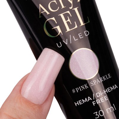 Molly Nails Acrylgel Hema/di-Hema free Pink Sparkle 30 ml – Zboží Mobilmania