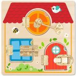 Babu vzdělávací tabule se zámky domek se zvířaty – Hledejceny.cz