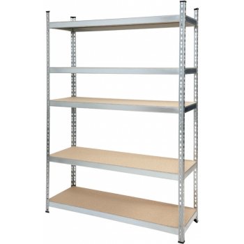 Rhino Racking Schwerlastregal 5 Ebenen – 180x120x40 Cm, 200 Kg Pro Ebene, Verstellbar, Schwarz