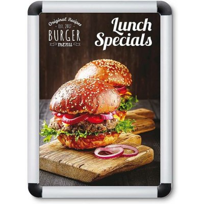 Jansen Display Klaprám A4, oblý roh, profil 20mm, 239 x 326 mm – Zboží Živě