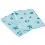 ZooRoyal ručník pro domácí zvířata z mikrovlákna 40×80 cm benzín modrá – Zboží Mobilmania