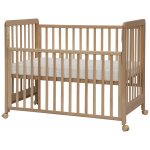 Scarlett Dětská postýlka k posteli rodičů Vista přírodní buk 120 x 60 cm – Hledejceny.cz