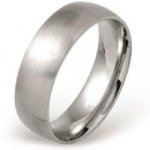 Decentní ocelový prsten s Mat II RSSO269 – Zboží Mobilmania