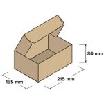 Top-obaly Kartonové krabice 150 x 150 x 100 mm 10 ks – Sleviste.cz
