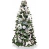 Vánoční stromek LAALU Ozdobený stromeček SNĚHOVÁ NADÍLKA 450 cm s 118 ks ozdob a dekorací