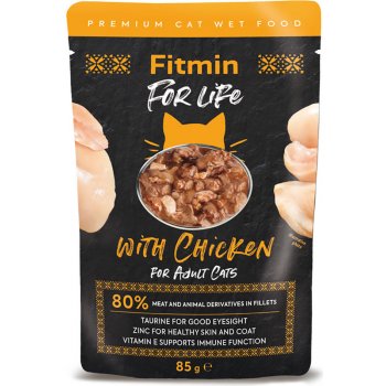 Fitmin Cat For Life Adult kuřecí 56 x 85 g