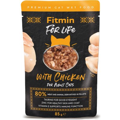 Fitmin For Life Cat Adult Chicken 28 x 85 g – Zbozi.Blesk.cz