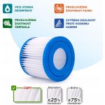 Crystalline Pool Spa Filter Filtrační kartuše Intex D - 3BTZ0023 - SC828 – Zbozi.Blesk.cz