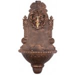 Zahradní LITINOVÉ umyvadlo GARDENS s kohoutkem, měděný vzhled – Zboží Mobilmania