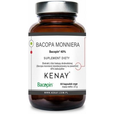 Kenay Bacopa monnieri Bacopin 40% 60 kapslí – Hledejceny.cz