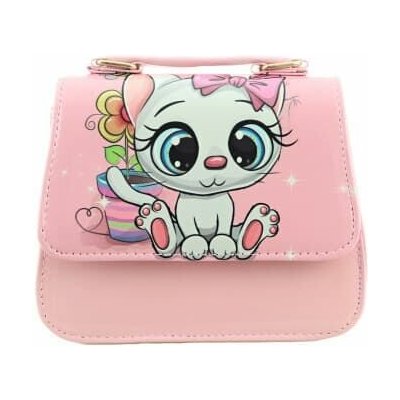 Mraky Hraček Růžová kabelka s kočičkou a kytičkou – Zbozi.Blesk.cz