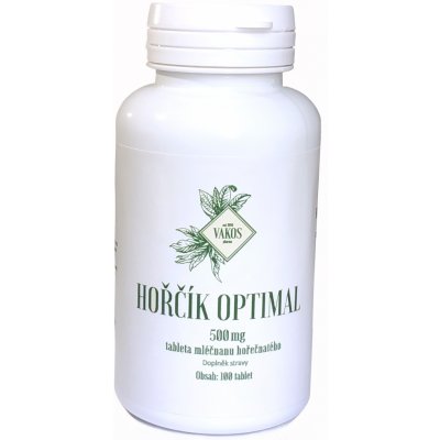 Hořčík optimal 500 mg 100 tablet – Hledejceny.cz