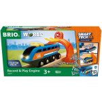 BRIO Brio WORLD 33971 SMART TECH SOUND Nahrávací lokomotiva – Zboží Dáma
