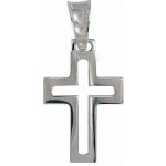 Infinitysilver Stříbrný přívěsek křížek s prořezem N80137507 – Zboží Mobilmania