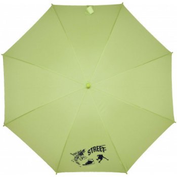 Derby dětský holový vystřelovací deštník s potiskem sv.zelený