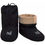 Esito barefoot softshellové capáčky bambus honey černá hnědá – Zboží Dáma