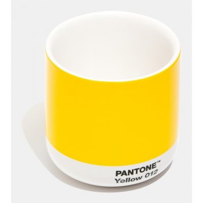 Pantone Žlutý keramický termo hrnek Cortado 175 ml