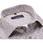 Casa Moda Comfort Fit Premium košile s barevným čtvercovým vzorem krátký rukáv – Zboží Dáma