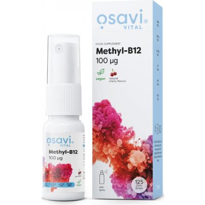 Osavi Methyl-B12 Oral Spray Orální sprej, třešeň 100 mcg 25 ml – Zbozi.Blesk.cz