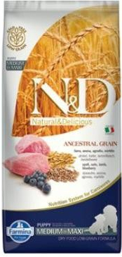 N&D Low Grain DOG Puppy M/L Lamb & Blueberry 3 x 12 kg