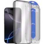 Alzaguard 2.5D Glass EasyFit DustFree pro iPhone 16 Pro / 17 AGD-EFD14P3 – Zboží Mobilmania