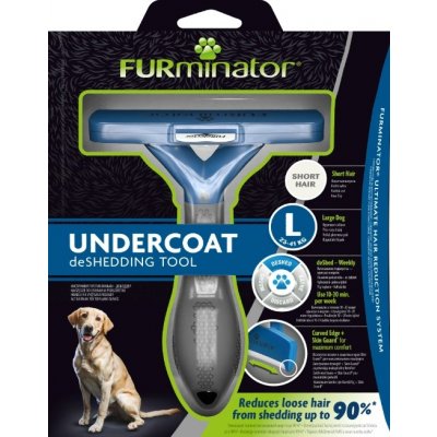 FURminator pro krátkosrsté psy kartáč na odstranění podsady L – Hledejceny.cz