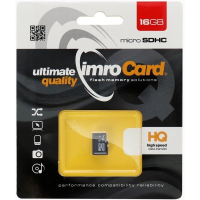 IMRO microSD 16 GB 57736 – Zboží Mobilmania