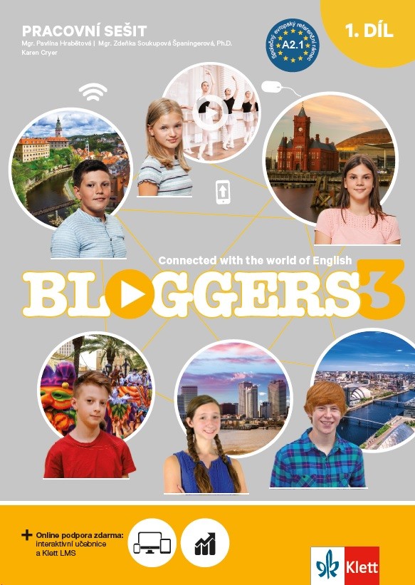 Bloggers 3 (A2.1) - 2dílný prac. sešit + žákovská licence