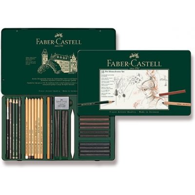 Faber-Castell Grafitové tužky Pitt Monochrome sada 33 ks 112977