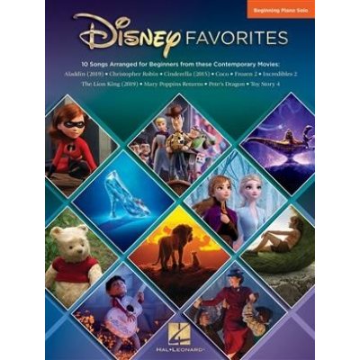 Disney Favorites pro sólový klavír – Zboží Dáma