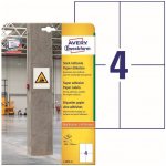 Avery Zweckform L7876-20 Super lepivé etikety 105x148mm 80 ks bílá – Zboží Dáma