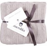 Maceshka Pletená deka Beige – Zboží Mobilmania