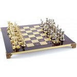 Šachy Řecko červené figurky zlaté a stříbrné – Zboží Mobilmania